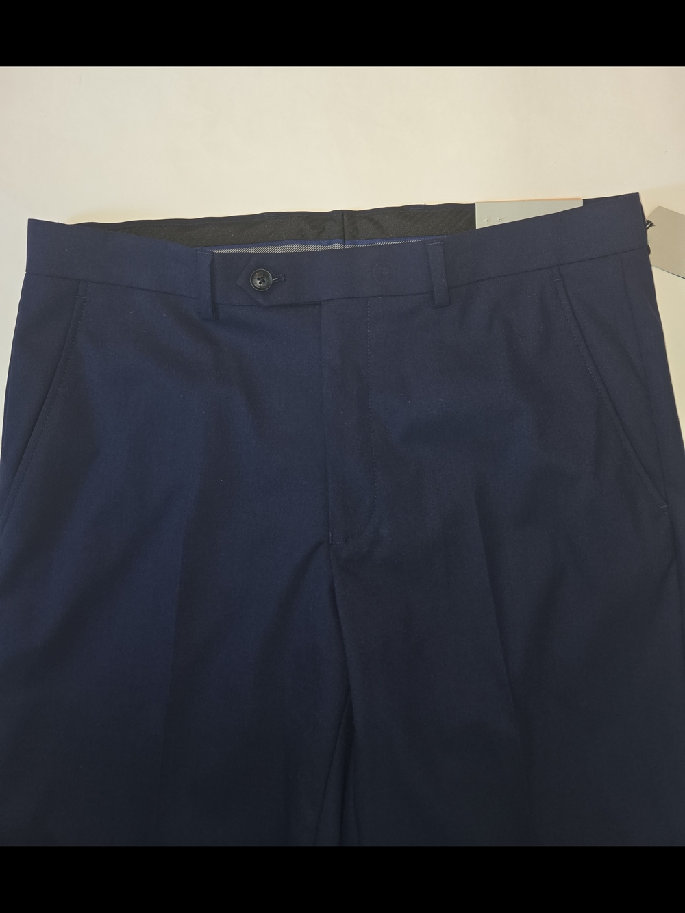 Alfani Men's Dark Navy Stretch Dress Pants 33 W 32 L NWT - Picture 2 of 9